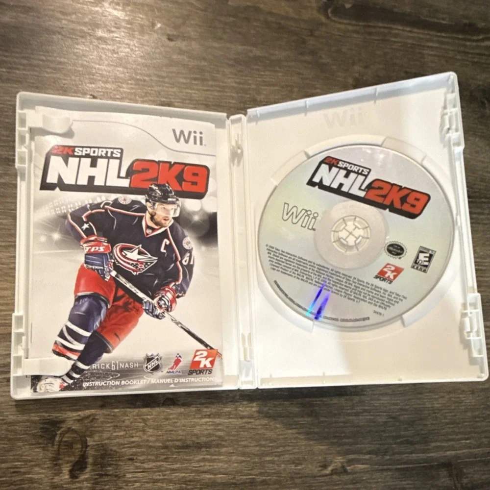 2K Sports NHL 2K9 Nintendo Wii Game Bonus 60-Day Trial Gamecenter Live E10+ 2008